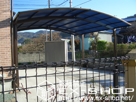 のカーポート プレシオスポート M合掌 積雪〜20cm対応 施工例