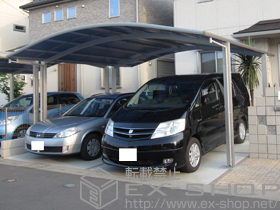 のカーポート プレシオスポート ワイド 積雪〜20cm対応 施工例