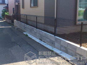 のフェンス・柵 メッシュフェンスG10-R 施工例