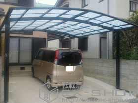 のカーポート カーブポートシグマIII ワイド　積雪〜30cm対応 施工例