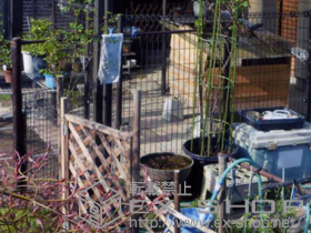 の門扉 ハイグリッド門扉N1型 片開き 施工例