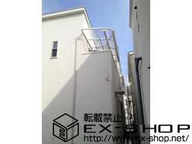 のバルコニー・ベランダ屋根 ヴェクターテラス R型 屋根タイプ 単体　積雪〜20cm対応 施工例