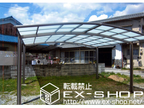 のカーポート カーブポートシグマIII ワイド　積雪〜20cm対応 施工例