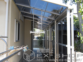 のテラス屋根 ライザーテラス? F型 積雪対応〜20? 施工例