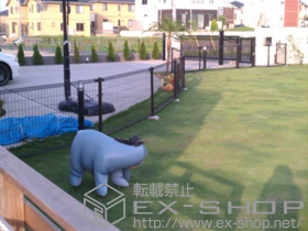 のフェンス・柵 メッシュフェンスG0 施工例