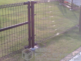 の門扉 メッシュG0門扉 片開き 施工例