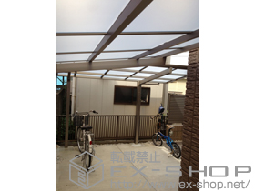 のサイクルポート・駐輪場 レークポートシグマIII ミニ　積雪〜20cm対応 施工例