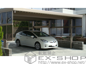 のカーポート テリオスポート? 積雪対応〜50?+テリオスポート? サイドスクリーン 施工例