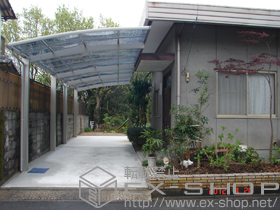 のカーポート プレシオスポート 縦連棟 積雪〜20ｃｍ対応 施工例