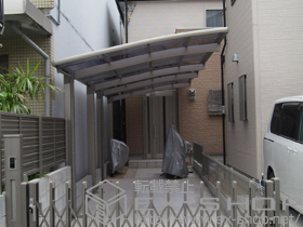 のカーポート カーブポートシグマIII  縦連棟　積雪〜30cm対応 施工例