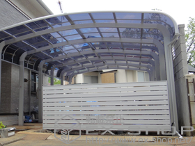 のカーゲート ワイドオーバードアS5型 電動式 33-12 施工例