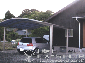 のカーポート プレシオスポート ワイド 積雪〜20cm対応 施工例