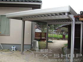 のカーポート ジーポートneo 積雪100cmＡタイプ 4本柱 施工例