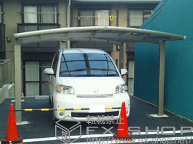 のカーポート カーブポートシグマIII ワイド 積雪〜30cm対応 施工例