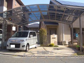 のカーポート レイナツインポート 積雪〜20cm対応 施工例