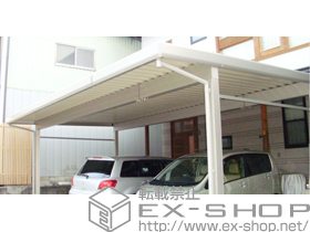 のカーポート レオンポートneo 3台用 角柱仕様 積雪〜50cm対応 施工例