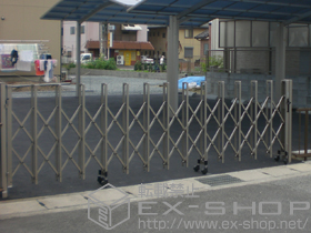 のカーゲート トリップゲート PＢ型 ノンレール 片開き 施工例