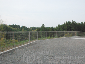 のフェンス・柵 メッシュフェンス G10-R 施工例