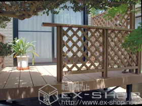 LIXIL ���N�V��(�g�X�e��)�̃E�b�h�f�b�L ���R�X�e�[�WII �P��+�f�b�L�t�F���X/�E�b�h�p�[�e�B�V���� �{�H��