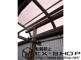 のバルコニー・ベランダ屋根 ライザーテラス?R型　屋根タイプ　積雪〜20cm対応 施工例