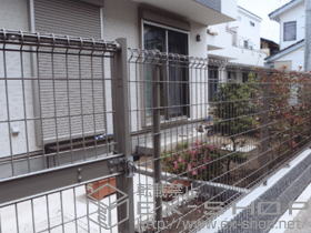 の門扉 ハイグリッド門扉N8型 片開き 柱使用 施工例