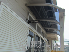 のテラス屋根 プレシオステラス R型 テラスタイプ 積雪〜20?対応 施工例