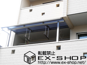 のバルコニー・ベランダ屋根 ヴェクターテラス R型 屋根タイプ 積雪〜20cm対応 施工例