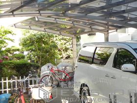 のカーポート カーブポートシグマIII 積雪〜30cm対応 施工例