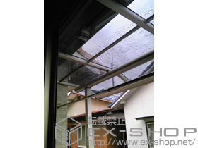 のバルコニー・ベランダ屋根 プレシオステラス R型 屋根タイプ 単体 積雪〜20cm対応 施工例