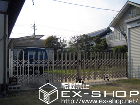 のカーゲート トリップゲート ペットガード型 ノンレール 両開き 52W 施工例