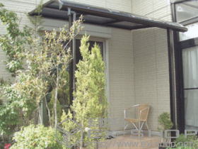 のテラス屋根 プレシオステラス R型 テラスタイプ 単体 積雪〜20cm対応 施工例