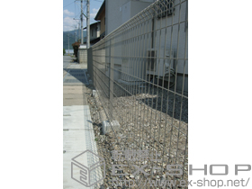 のフェンス・柵 イーネットフェンス1F型 自由柱タイプ 施工例