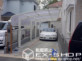 のカーポート レイナキャップポート 縦連棟 積雪〜20cm対応 施工例