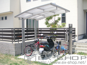のサイクルポート・駐輪場 レイナポートミニ 積雪〜20cm対応 施工例