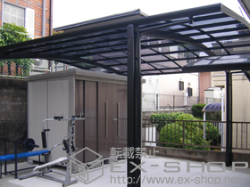 のカーポート カーブポートシグマIII ワイド 積雪〜20cm対応 施工例