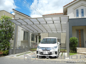 のカーポート エフルージュ ツイン 積雪対応〜20? 施工例