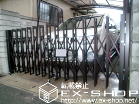 のカーゲート アルシャインII M型 Aタイプ ノンレール 片開き 31S 施工例