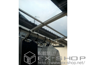 のバルコニー・ベランダ屋根 プレシオステラス R型 屋根タイプ 積雪〜20cm対応 施工例