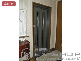 の玄関ドア リシェントK4仕様　22片開きL300 施工例