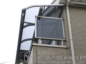 のバルコニー・ベランダ屋根 ヴェクターテラス R型 屋根タイプ 積雪対応〜20? 施工例