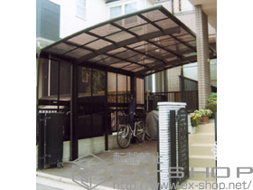 のカーポート レイナポート 積雪〜20cm対応+レイナポート サイドパネル 54-19H 施工例