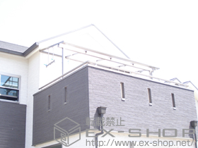 のバルコニー・ベランダ屋根 ライザーテラスII F型 屋根タイプ 単体 積雪対応〜30? 施工例