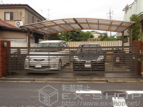 のカーゲート ワイドオーバードアS3型 電動式 施工例