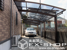 のカーポート プレシオスポート 縦連棟 積雪〜20cm対応 施工例