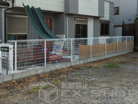 のフェンス・柵 メッシュフェンスG10 施工例