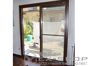 の二重窓（内窓） プラマードU 引違い窓 2枚建+ふかし枠（40mm）3方 施工例