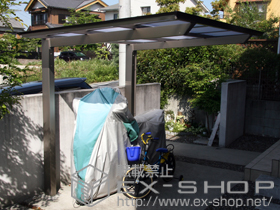 のサイクルポート・駐輪場 アーキフィットプラス ミニ 積雪〜20cm対応 施工例