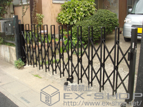 のカーゲート トリップゲート PA型 ノンレール 片開き 35S 施工例