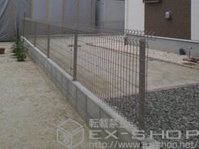 のフェンス・柵 メッシュフェンスG10-R 施工例