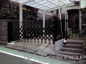 のフェンス・柵 プリレオR2型フェンス フリーポールタイプ 施工例